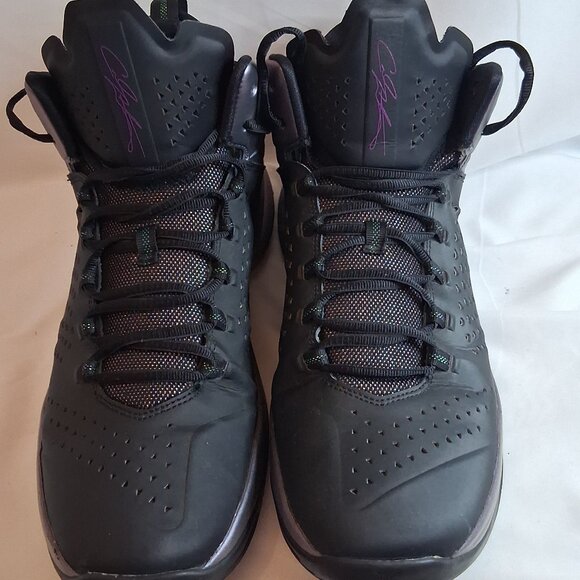 Jordon Melo 11 High-top Black and Turquoise Sneaker Size 11 - Picture 1 of 11